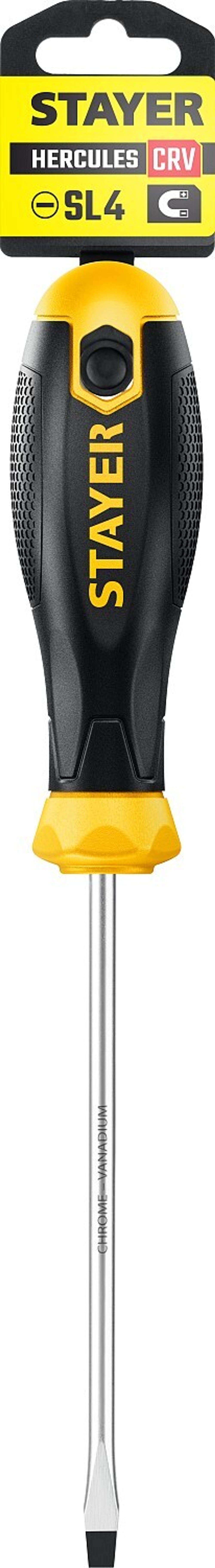 STAYER Hercules, SL4 x 100, отвертка (2509-04-10)