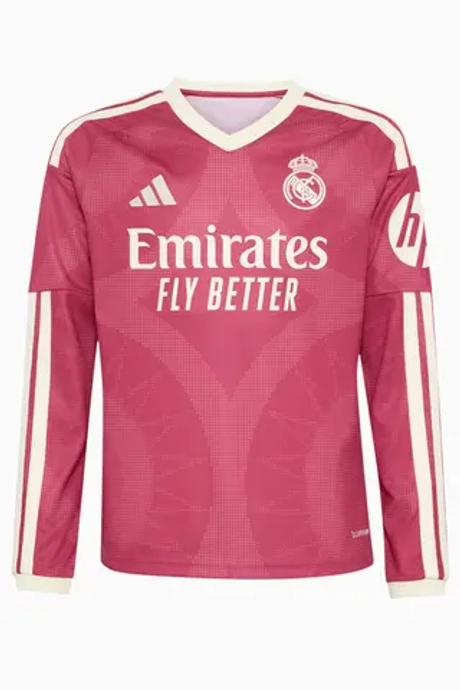 Футболка с длинными рукавами adidas Real Madrid 26/27 3rd Junior - розовый