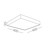 Светильник накладной LED 48W 4000K