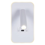 86204-9.2-001KT LED12W+USB WT светильник настенный Reluce, LED