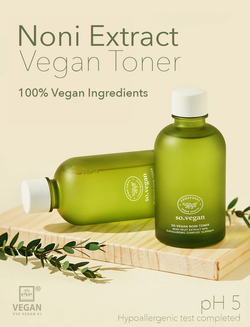 SO NATURAL Антиоксидантный тонер с  84,9% нони So Vegan Noni Toner 150 мл.