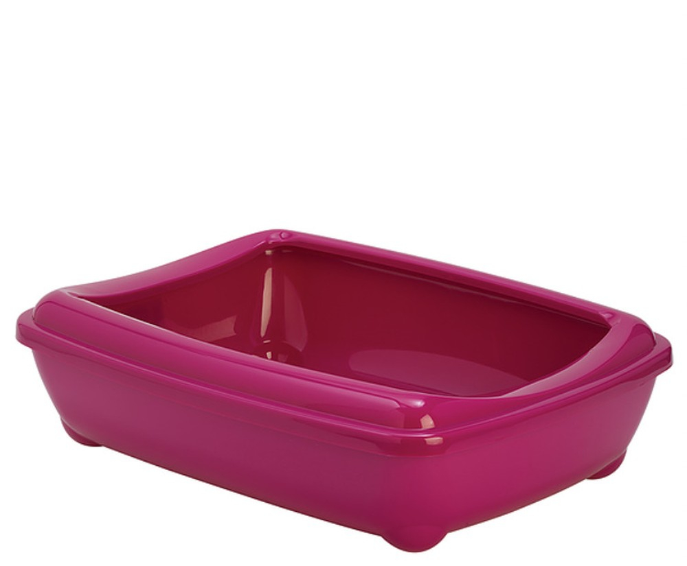 Туалет Moderna для кошек 43*30,7*12,2 см розовый