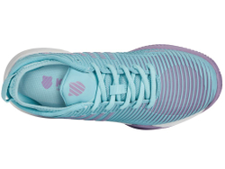 Женские Кроссовки теннисные K-Swiss Hypercourt Supreme HB - white/sapphire/pink