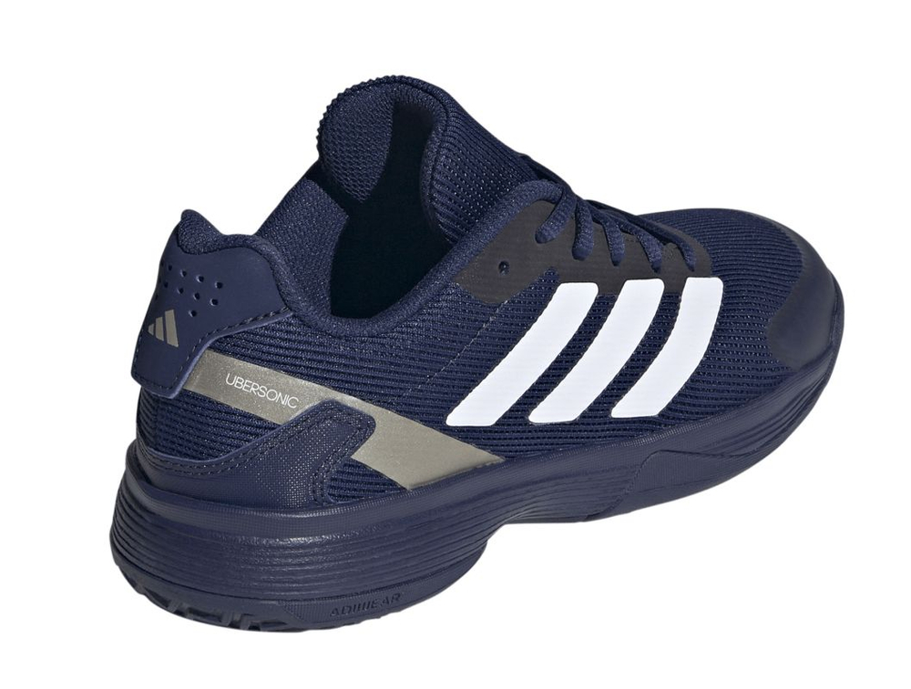 Детские теннисные кроссовки Adidas Ubersonic K - dark blue/ftwr white/core black