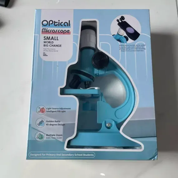 Mikroskop \ микроскоп \ Microscope dolphin blue