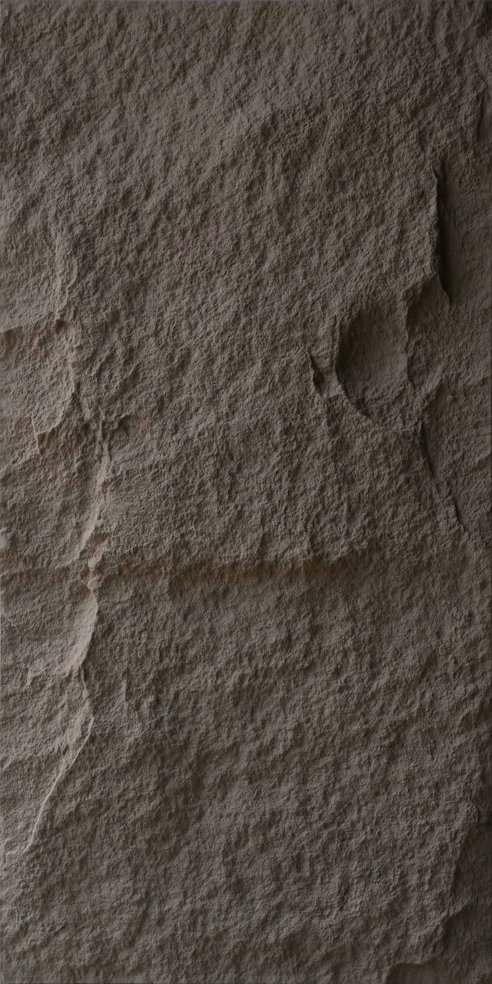 НЛ6012-03, Полиуретановая панель под камень, Цемент Серый / PU STONE CEMENT GREY HL6012-03 1200х600х20 мм