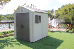 Садовый пластиковый сарай HouzBlock Comfort-2 (2.2x2.2 м)