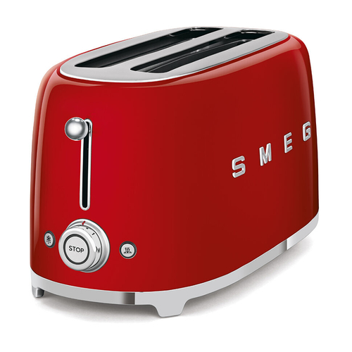 Тостер на 4 ломтика Smeg TSF02RDEU