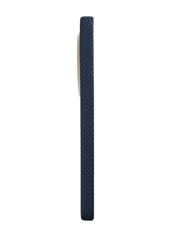 Карбоновый чехол для Vivo X300 с MagSafe синий (Blue) шахматное плетение