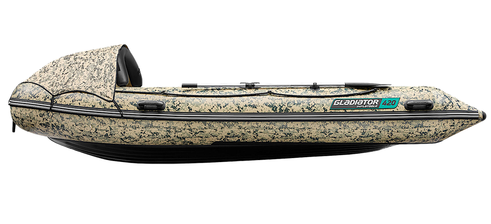 Лодка ПВХ Gladiator AirPro E420Pro НДНД Camo -