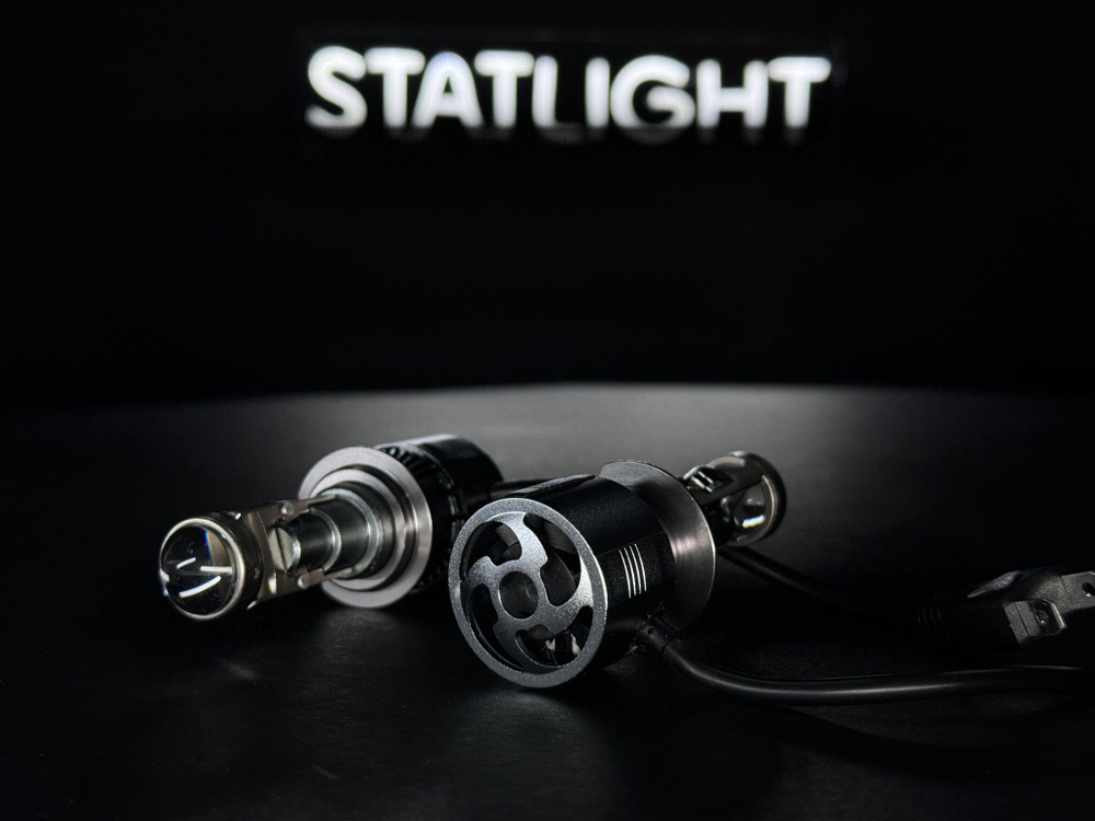 Светодиодные лампы H7, мини линзы H7, LED лампы H7, белые 6000k, 10000Lm, LED линзы, 2 шт