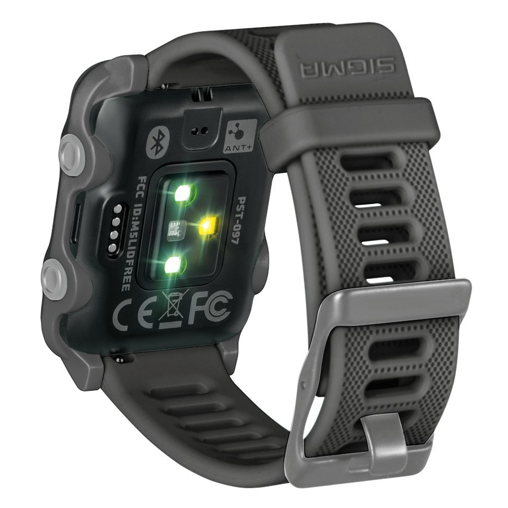 Мультиспортивные часы SIGMA ID.FREE GRAY 24100, черн./сер., часы c GPS,