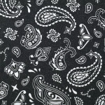Шкурка DipGrip Paisley Black c перфорацией