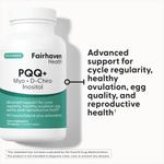 Fairhaven Health, PQQ + мио + D-хироинозитол, 120 капсул