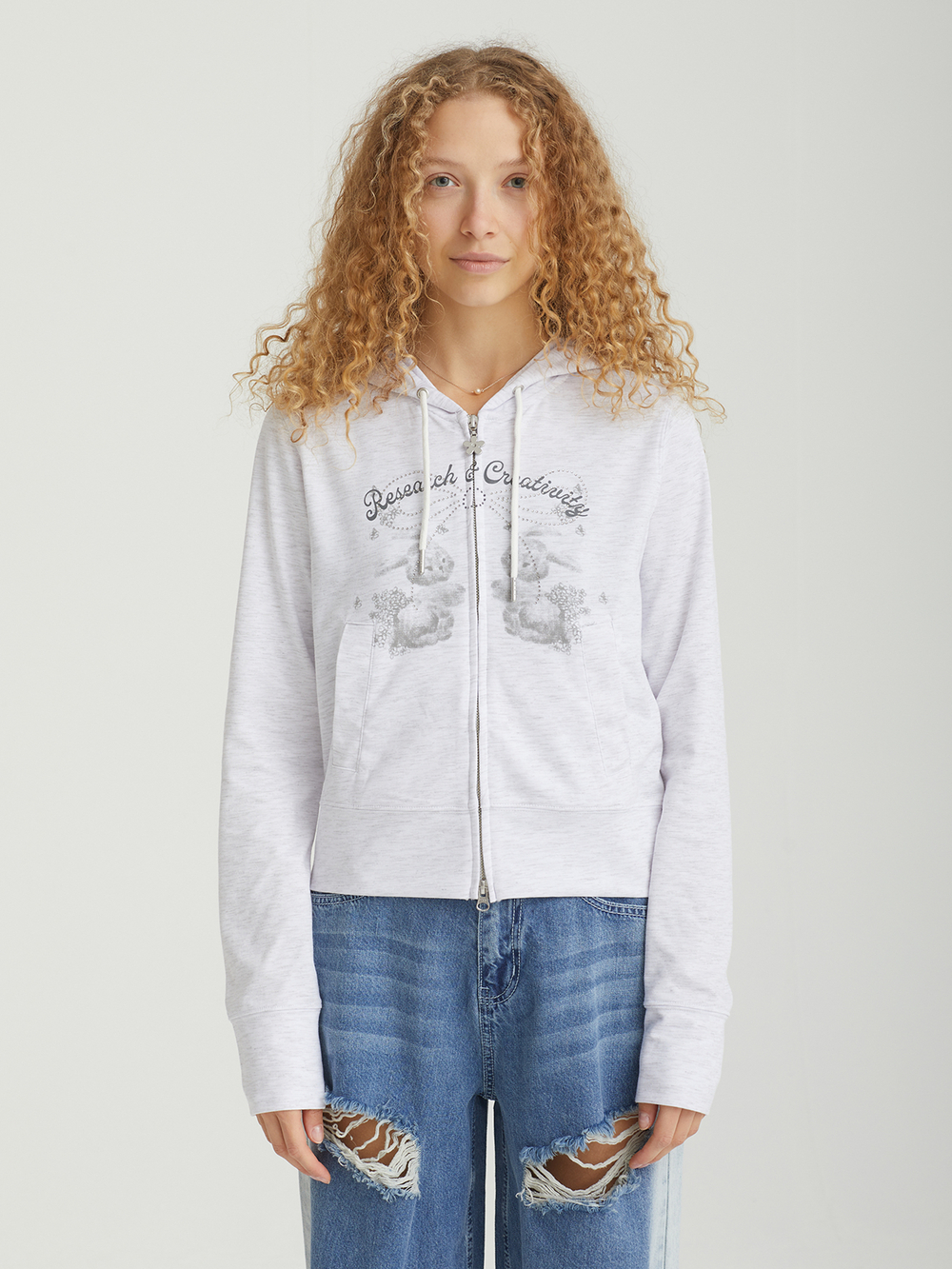 Женская Толстовка Witty Bunny Bouquet