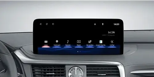 Магнитола для Lexus RX300, RX350, RX450h 2019-2022 (чёрная, без 360) - Kuberg MRW-3905 монитор 12.3" на Android 11, Быстрая, Carplay, 4G SIM-слот