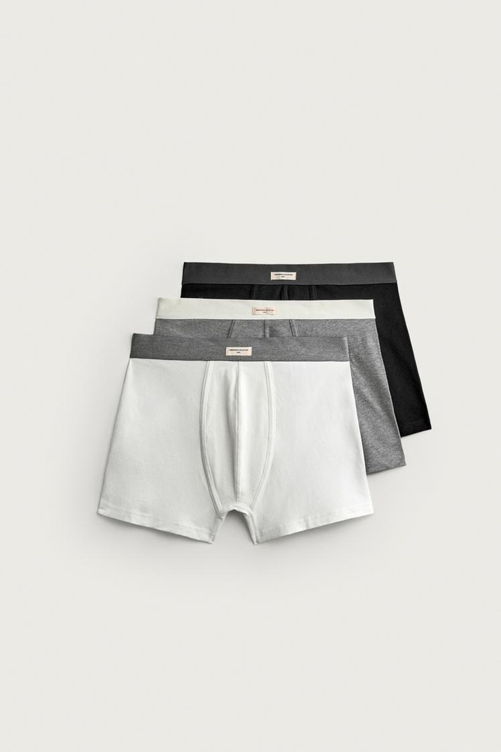 ZARA НАБОР ИЗ ТРЕХ ТРУСОВ-БОКСЕРОВ SOFT, РАЗНОЦВЕТНЫЙ