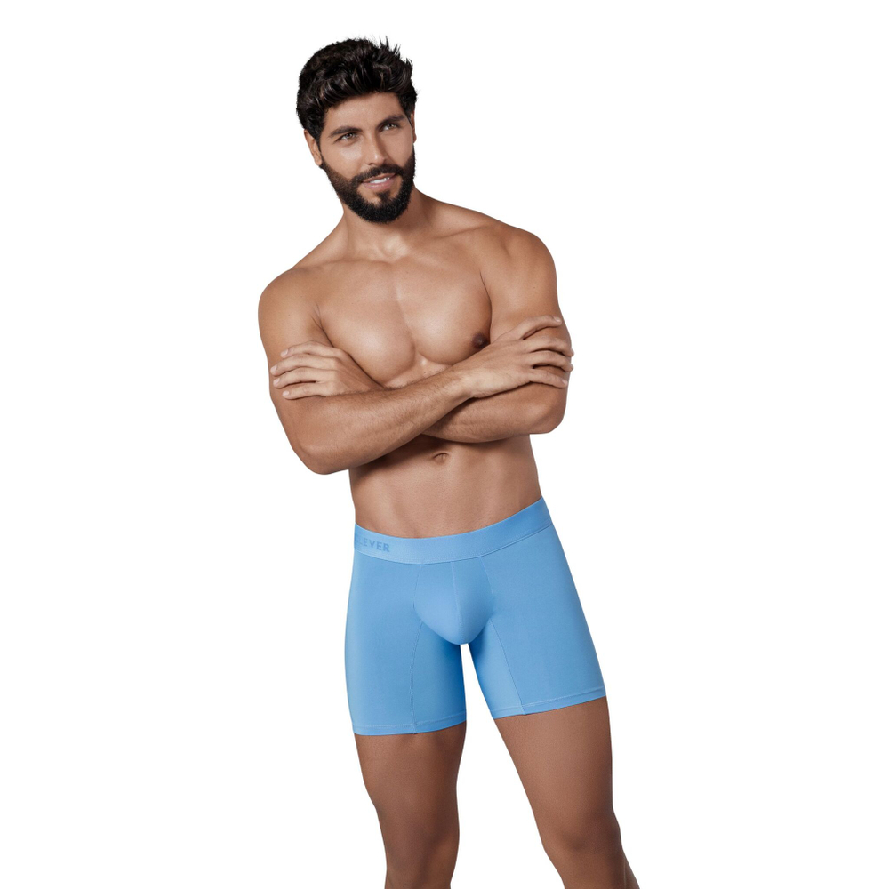 Голубые удлиненные трусы-боксеры Primary Long Boxer (Размер: M) (Цвет: голубой)