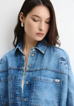 Рубашка джинсовая женская MUSTANG Ayana Over Shirt