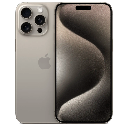 Смартфон Apple iPhone 15 Pro Max 512GB eSIM, Natural Titanium (Серый)