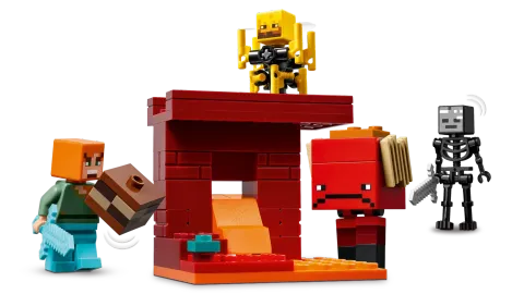 Конструктор LEGO Minecraft 21266 Битва за Нижнюю лаву