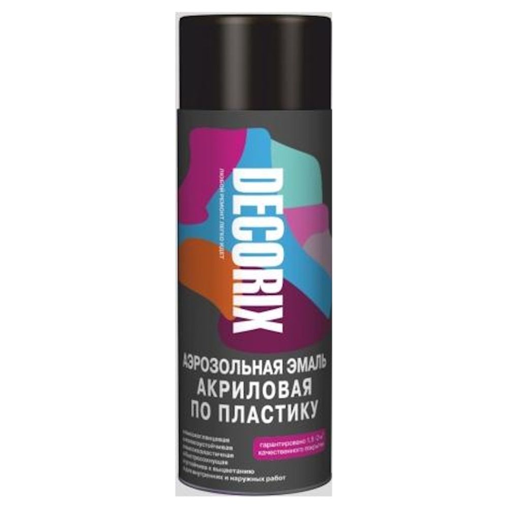 Эмаль аэроз. DECORIX акрил. по пластику бел.мат. 520мл 0117-24 DX Эмаль аэроз. DECORIX акрил. по пластику бел.мат. 520мл 0117-24 DX