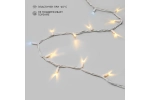 Гирлянда NEON-NIGHT Нить, 20м, 200 LED теплый белый, белый каучук, IP67, с эффектом мерцания белый 315-186