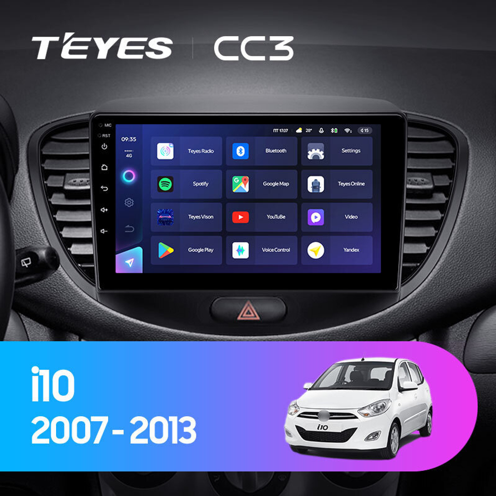 Teyes CC3 9" для Hyundai i10 2007-2013