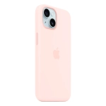 Силиконовый чехол с поддержкой MagSafe Apple Silicone Case для iPhone 15, Light Pink (Светло-розовый)