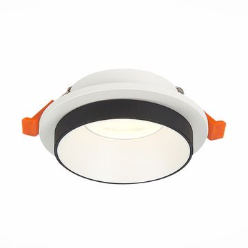 Встраиваемый светильник 1*GU10 ST206.508.01 белый/чёрный Chomia ST-Luce