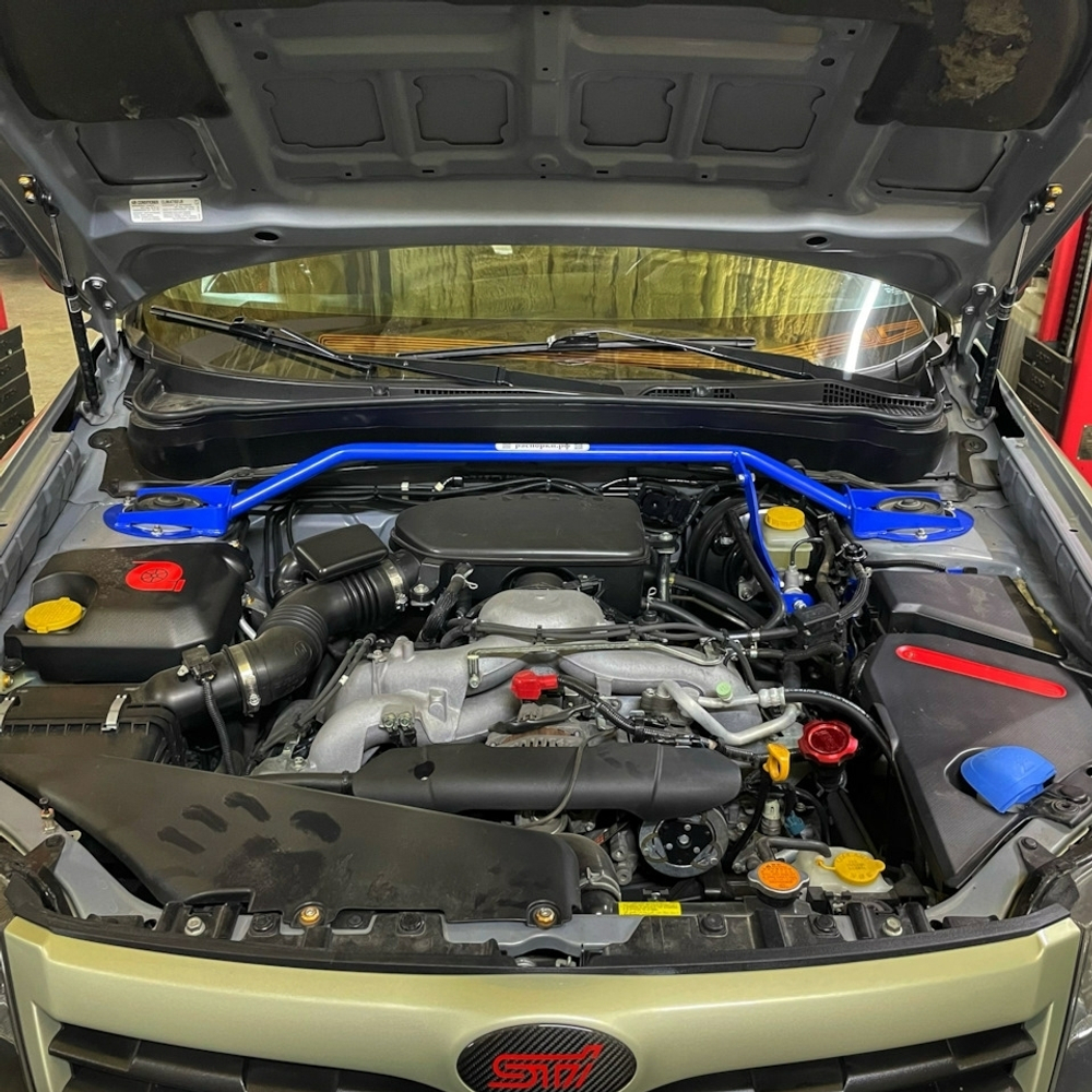 Распорка передних стоек (цельная) Subaru Forester 3 (SH) и Subaru Impreza (GH)