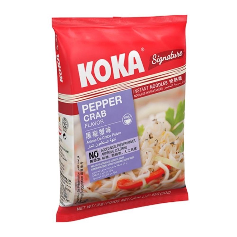Лапша KOKA Signature Краб в перечном соусе 85 г 6 шт