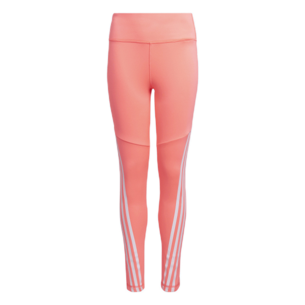 Штаны для девочки теннисные Adidas G AR 3 Stripe Optime Tight - красный