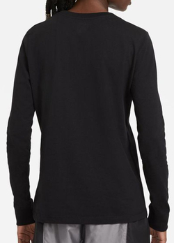 Женская теннисная футболка (dł. Рукава) Nike Essential LS Tee W - black/white