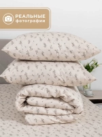 Постельное белье евро хлопок 70х70 Тихе