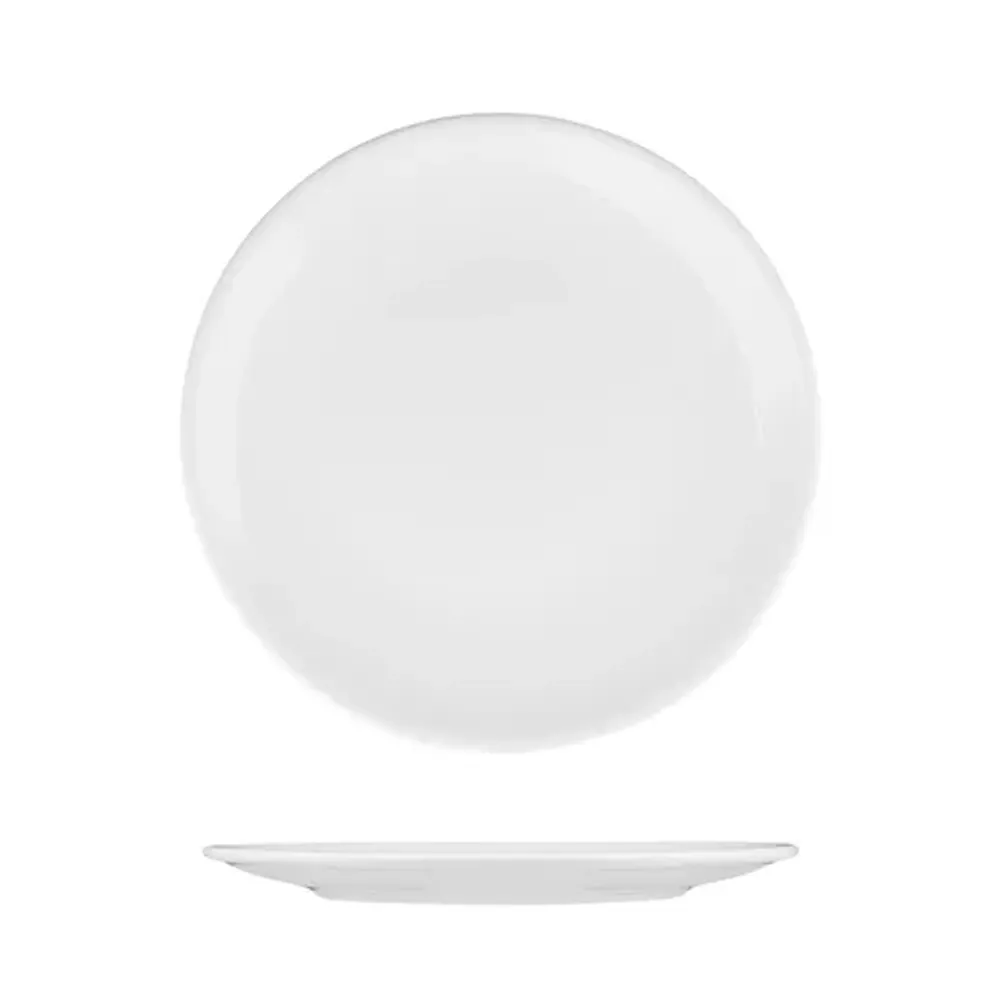 Тарелка d 21 см h2 см без борта белая фарфор P.L. Proff Cuisine [12]