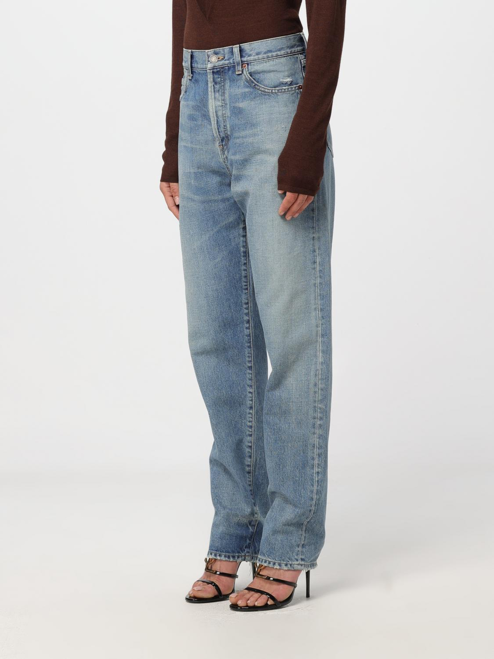 Джинсы SAINT LAURENT