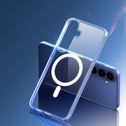 Прозрачный усиленный чехол с MagSafe для Samsung Galaxy S26 FE, серия Clin Mag Series от Dux Ducis