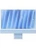 Моноблок Apple iMac 24 M4 10/10/16/512GB Blue MWV33