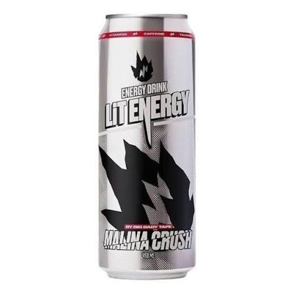 .Энергет напиток LIT ENERGY 450мл MALINA CRUSH (12) 1165