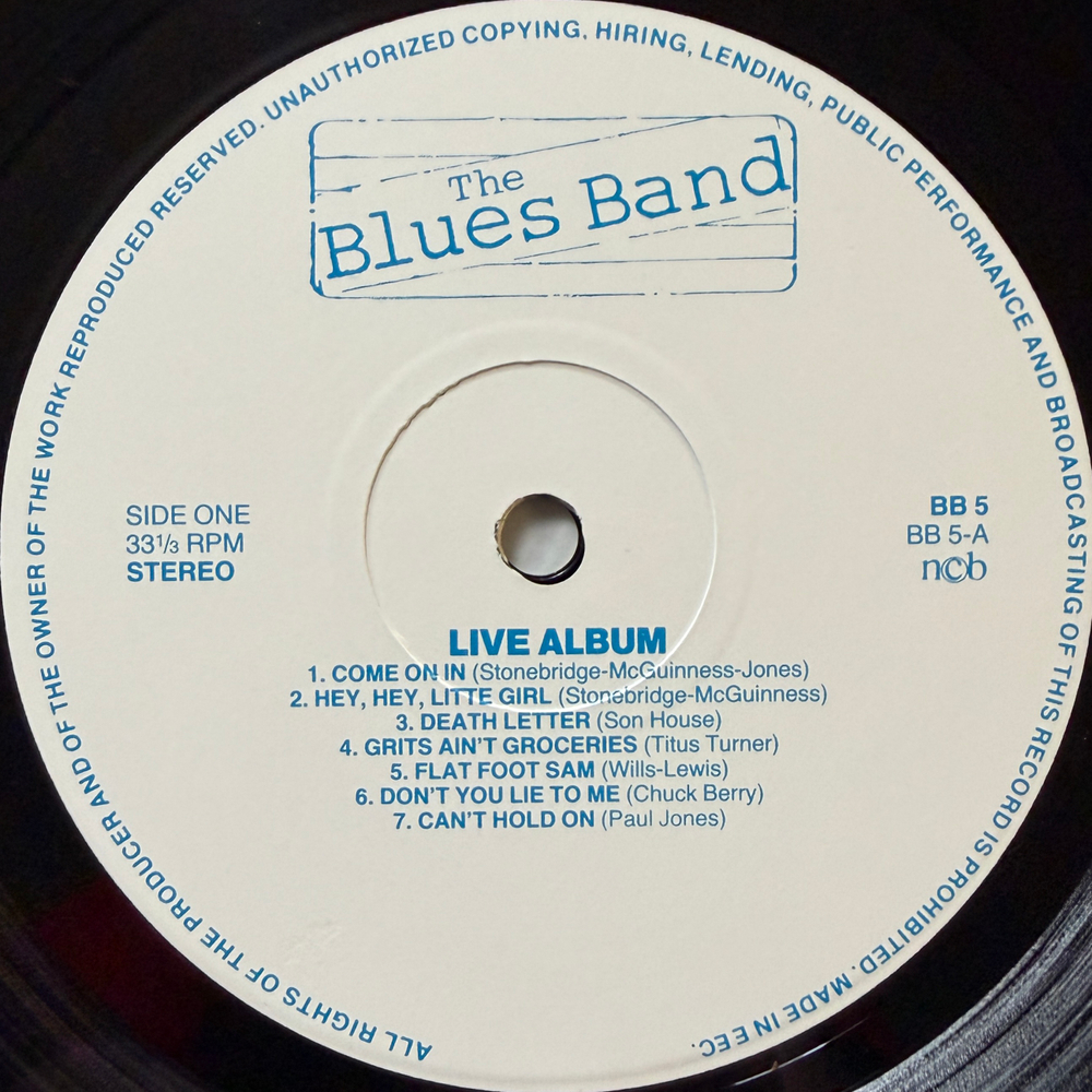 The Blues Band - Bye Bye Blues - The Blues Band Live (Скандинавия 1983г.)