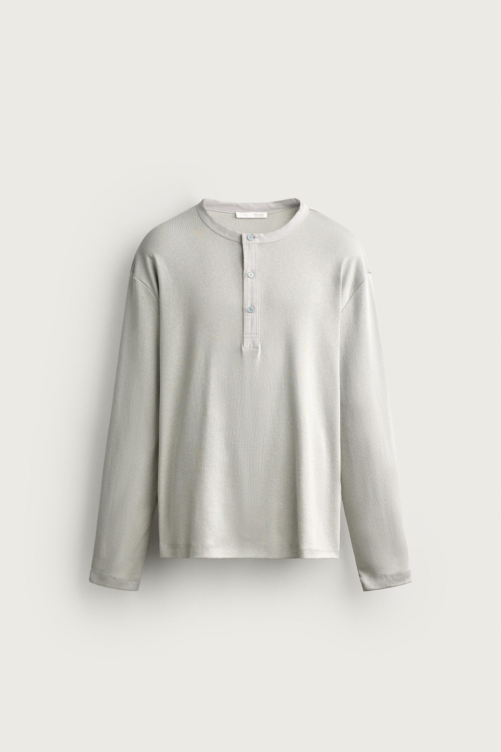 ФУТБОЛКА RELAXED FIT С ВОРОТНИКОМ НА ПУГОВИЦАХ — ZARA