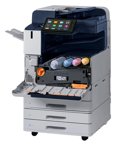 МФУ XEROX AltaLink C8135, А3, 35стр/мин, с 4 лотками (C8101V, картриджи в комплекте), цветной