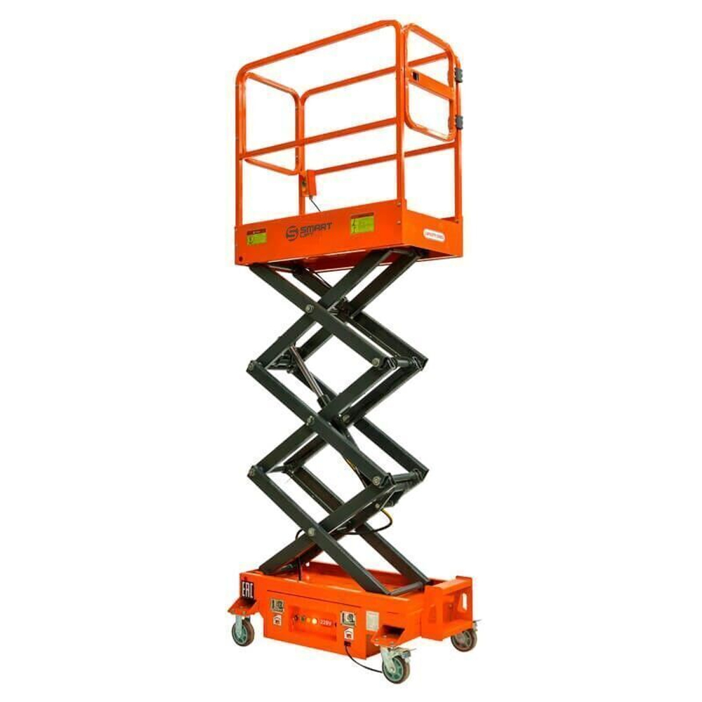 Подъемник ножничный несамоходный SJY-0.3-3 (220 В, 300 кг, 3 м) SMARTLIFT (SMART)