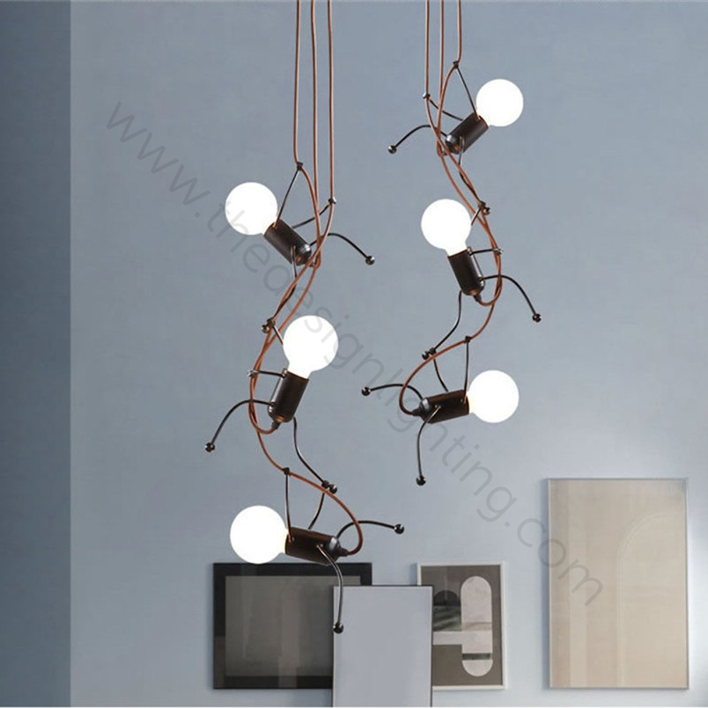 Pendant design lamp Live Men  (6 lampshades)