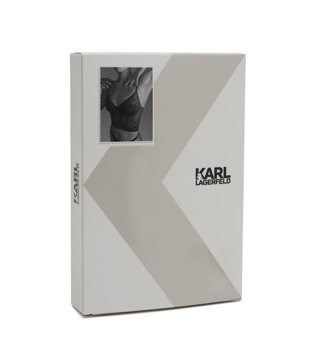 Сетевой бюстгальтер kl monogram Karl Lagerfeld - черный(235W2126)
