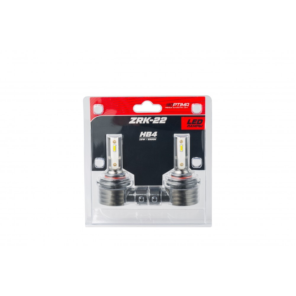 Светодиодные лампы Optima LED ZRK-22 НB4 2шт