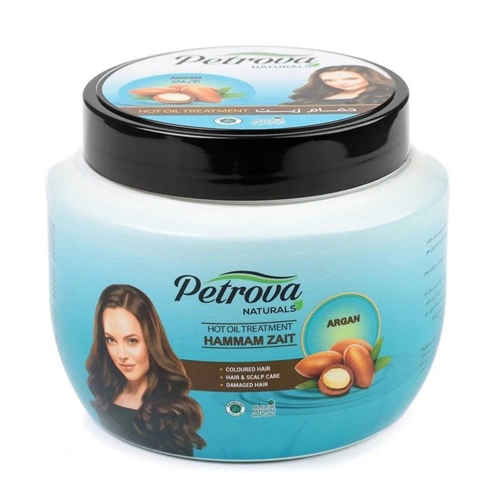 Маска-хамам для повреждённых волос и секущихся кончиков Petrova Naturals, 500 мл.