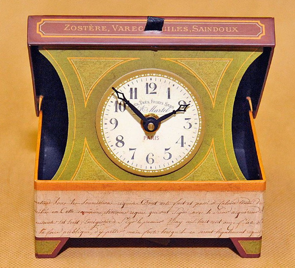 Часы настольные Timeworks French Script BCFS2S США
