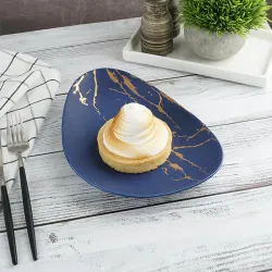 Тарелка 24,5*18 см h3 см Blue Gold P.L. Proff Cuisine [1]